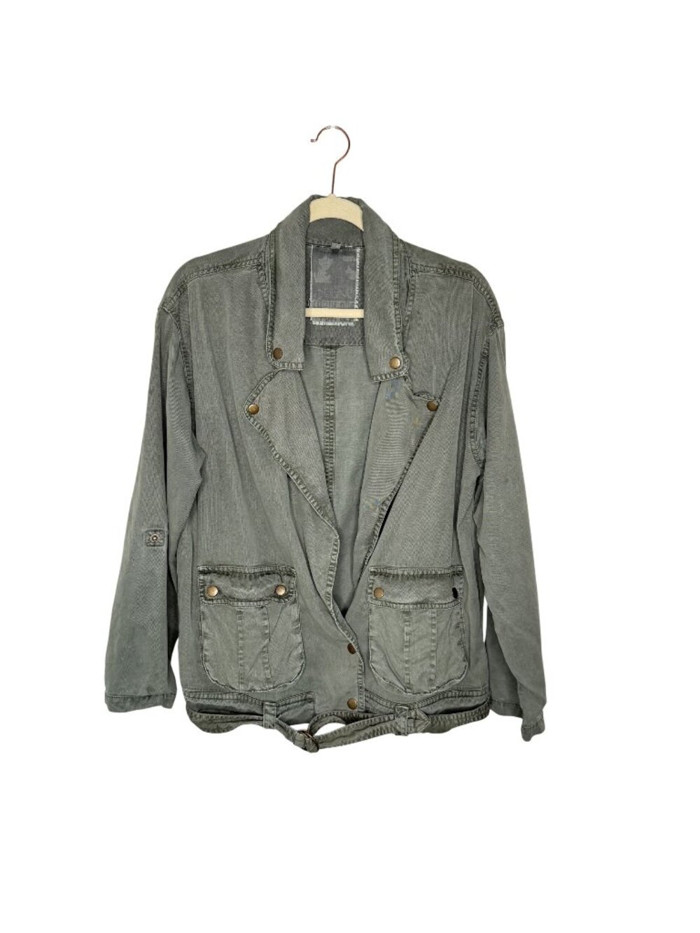 Young Fabulous & Broke Army Green Utility Jacket, S